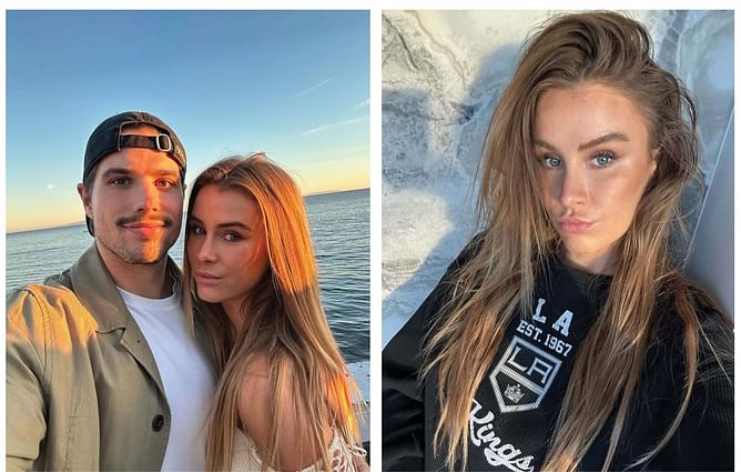 Kevin Fiala's wife Jessica drops 4-word reaction to LA Kings' thrilling Game 1 win against Edmonton Oilers