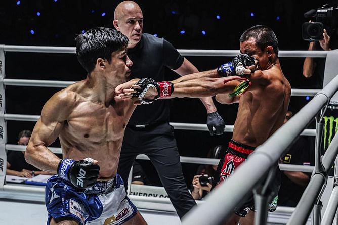 "Absolutely massive win" - Fans feel the utter magnitude of Asa Ten Pow's shocking stoppage of Thai legend Seksan