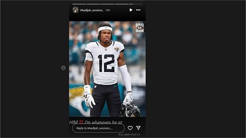 Dawn Staley’s assistant Khadijah Sessions posts heartfelt message for no. 2 NFL draft pick Travis Hunter. Credit: IG/@khadijah_sessions_
