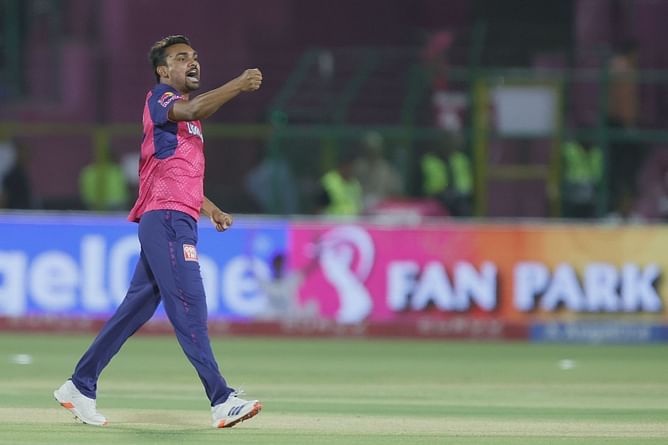 Sandeep Sharma foxes dangerous Nicholas Pooran with a clever slower ball to dismiss him for 11 in RR vs LSG IPL 2025 clash [Watch]