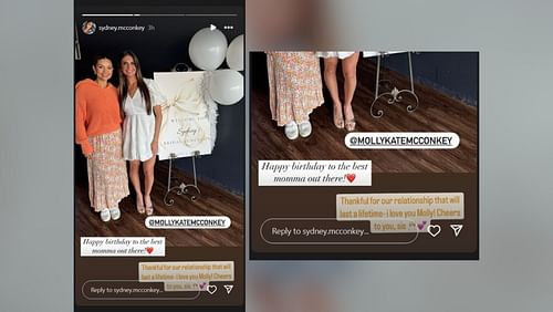 Ladd McConkey’s newly-wed wife Sydney calls her SIL