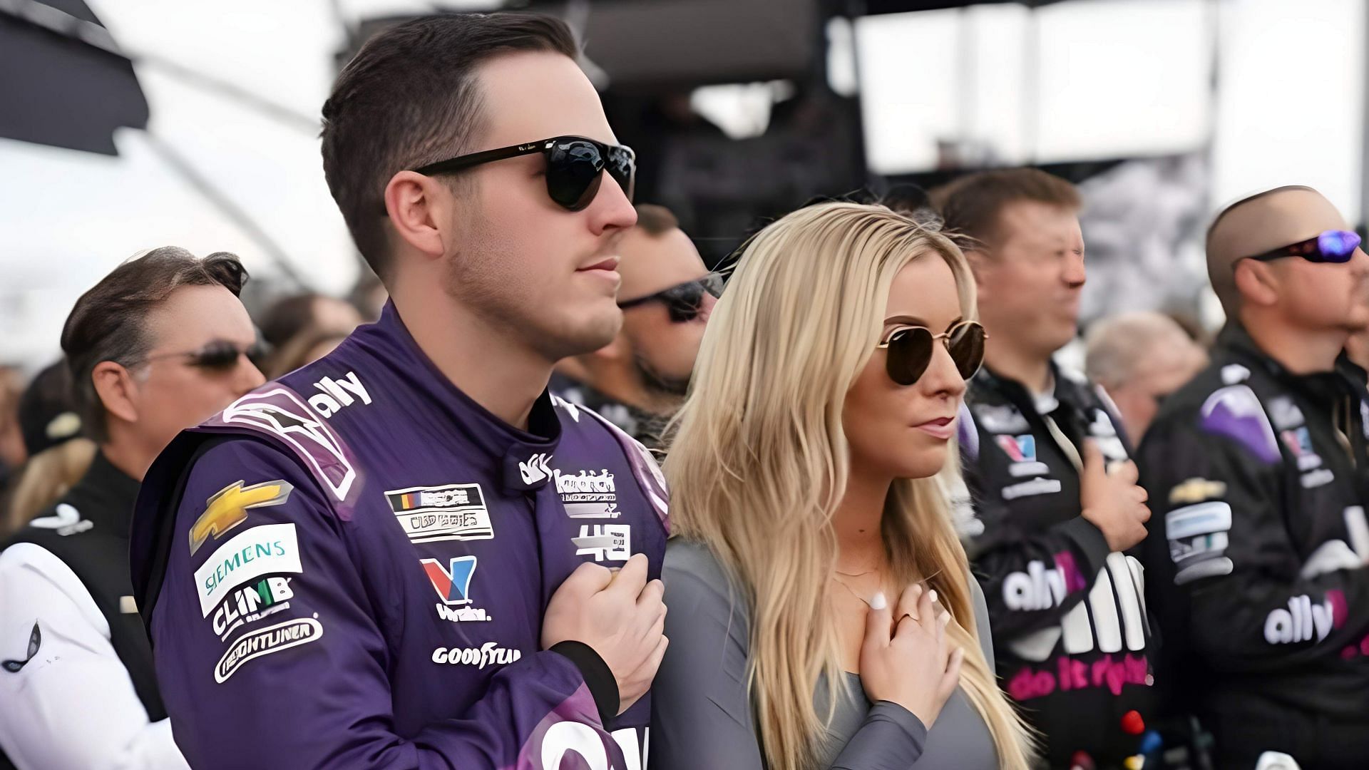 Alex Bowman and girlfriend Chloe Henderson. Source: via Instagram, @chloehenderson3