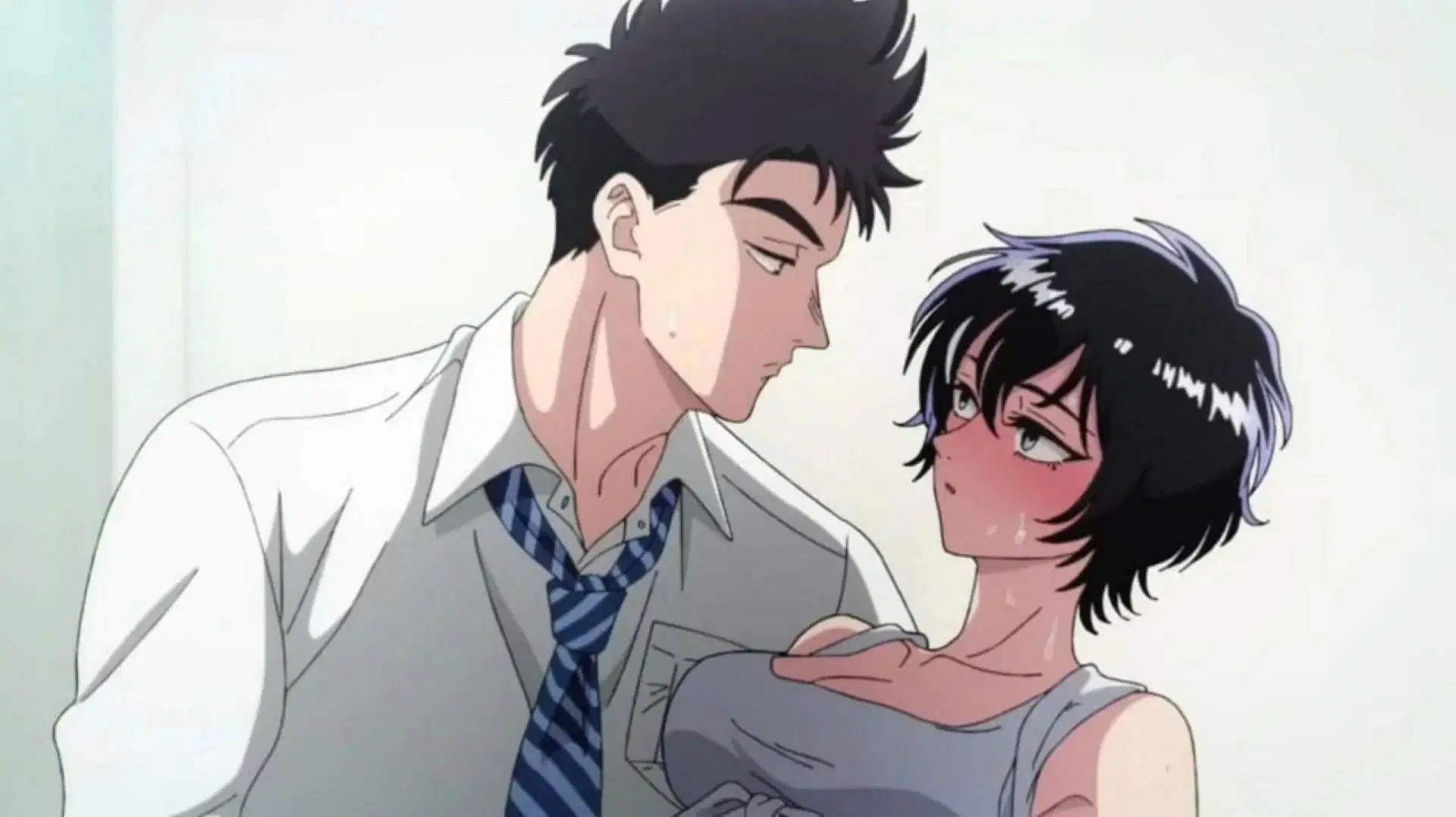 Kudou and Kujirai as shown in the anime (Image via ARVO ANIMATION)