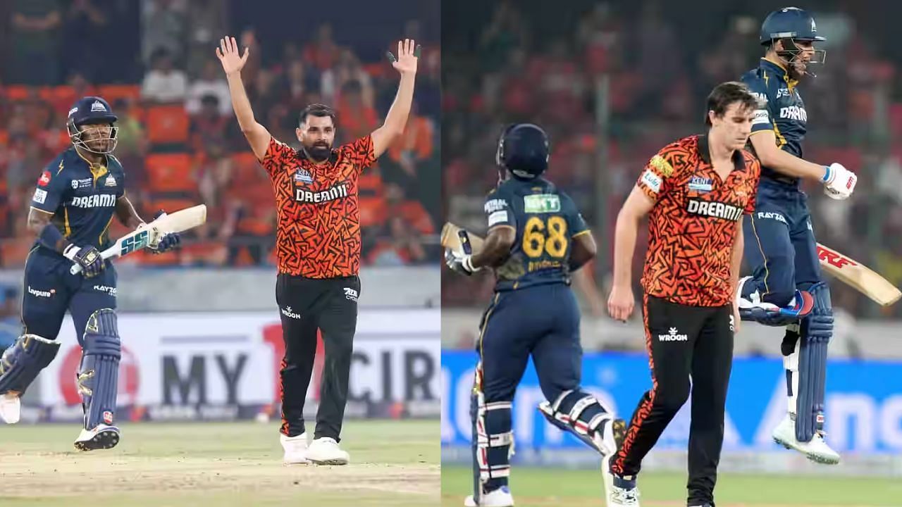 SRH vs GT Match Result, Mohammad Shami, IPL 2025, Shubman Gill, Mohammed Siraj