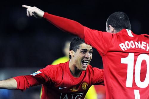 Ronaldo and Rooney (L to R) - Source: Getty