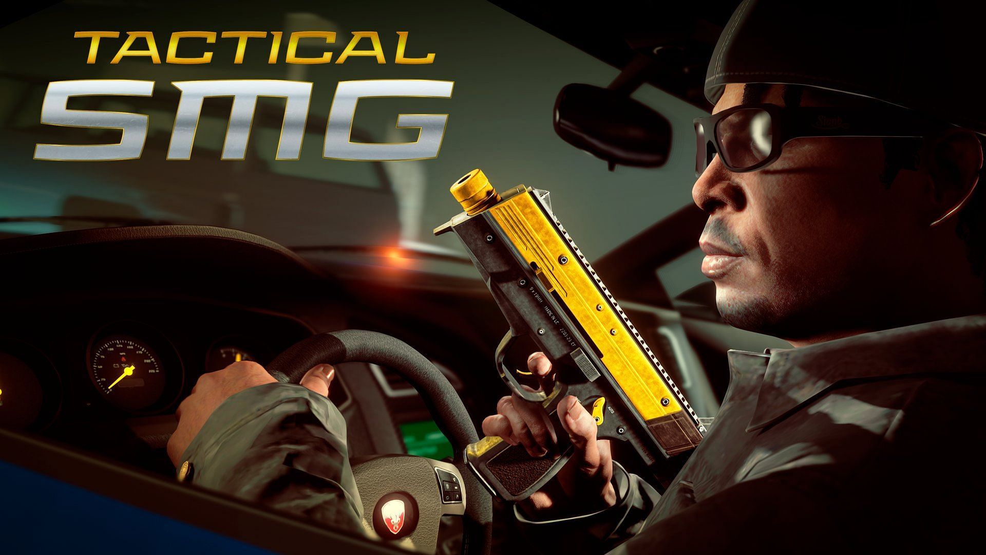 A promotional picture of the Tactical SMG (Image via Rockstar Games)