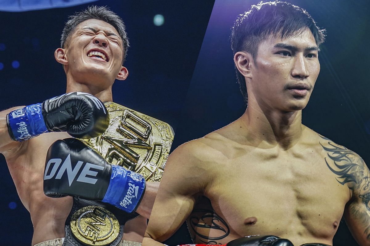 Masaaki Noiri (left) and Tawanchai (right). [Photos from ONE Championship]