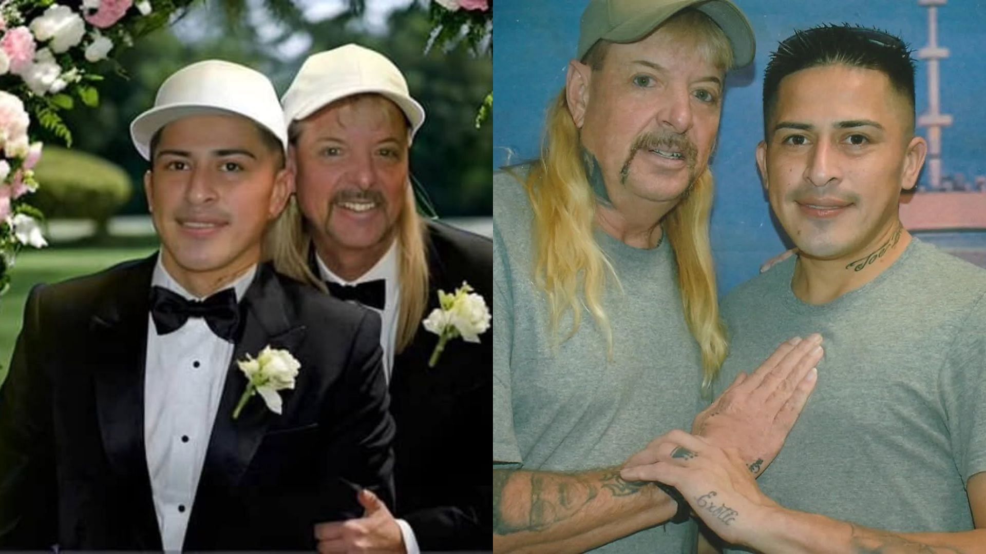 Joe Exotic with fellow inmate Jorge Flores Maldonado. (Image via Instagram/@joe_exotic)