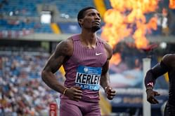 Olympic medalist Fred Kerley makes rare appearance with girlfriend DJ Sky High Baby