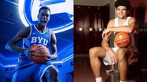 WATCH: AJ Dybantsa pulls off a nutmeg on Cameron Boozer to score an impressive bucket at the Jordan Brand Classic