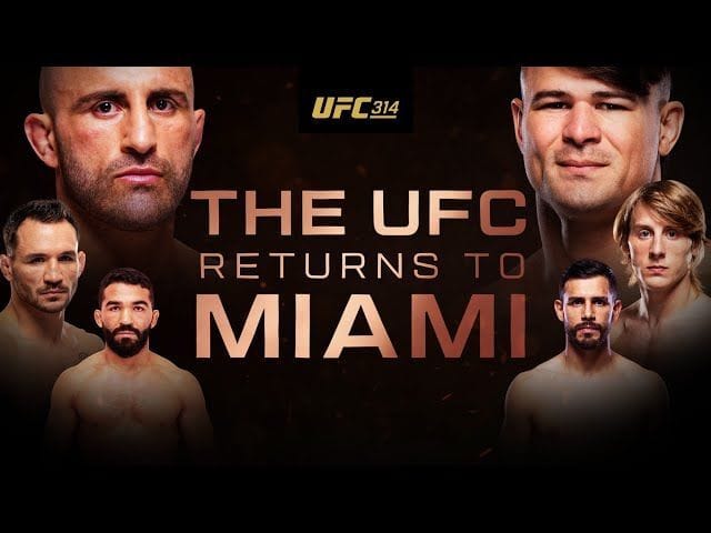 April 2025 UFC Schedule: UFC schedule for April 2025: Alexander ...