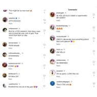 Screenshot of fans comments on LSU's post. Credits - IG/ lsugym