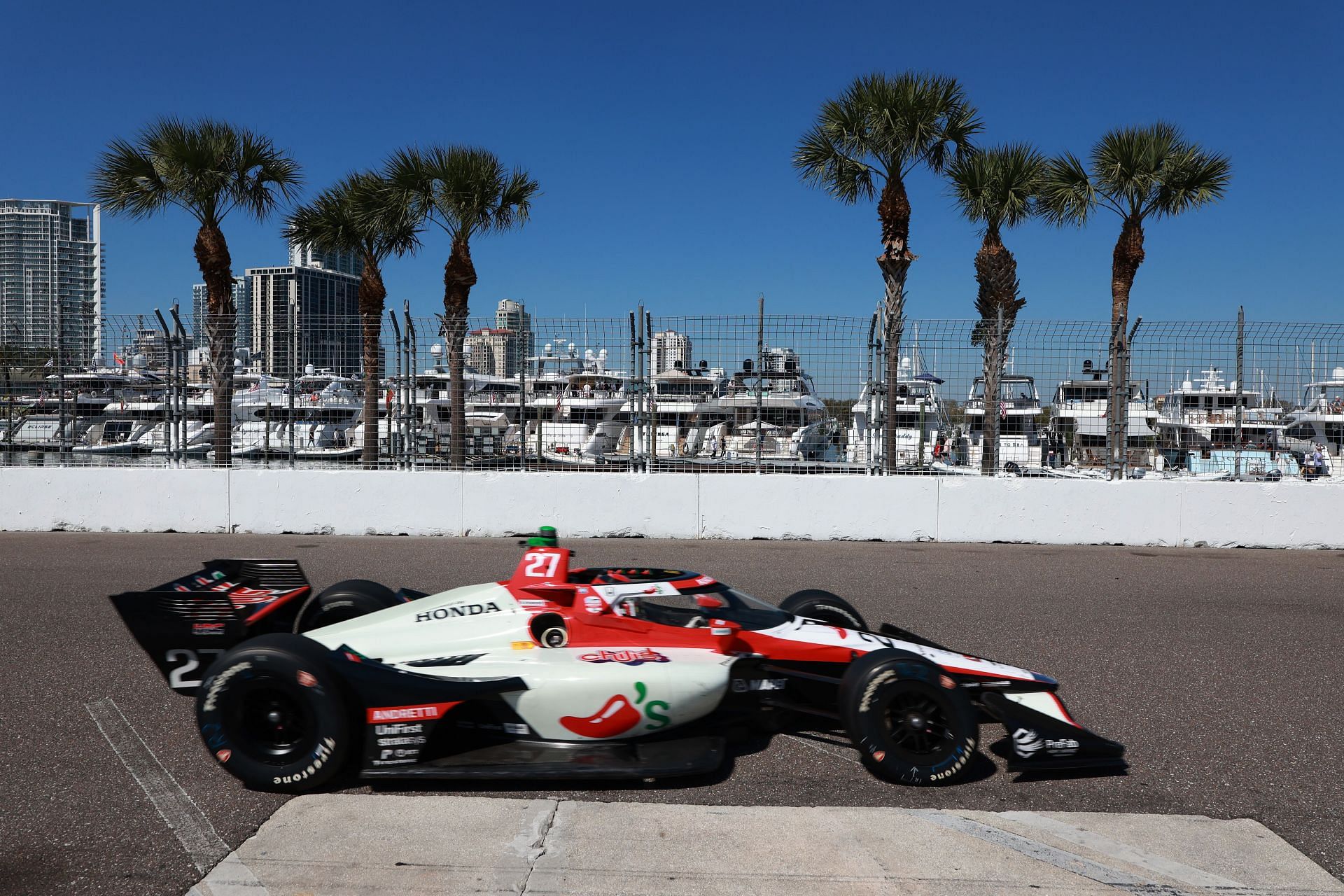 Kyle Kirkwood driving his #27 Andretti during the Grand Prix of St. Petersburg - Source: Getty