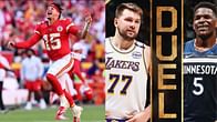 Patrick Mahomes impressed by NBA playoffs intensity as Lakers & Timberwolves showcase hard-hitting action