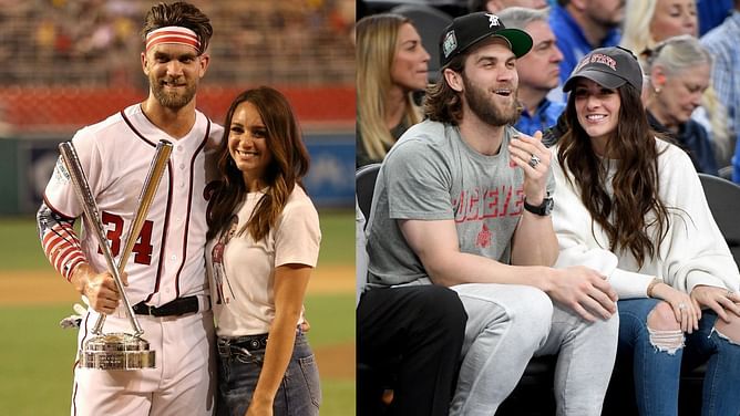 Bryce Harper's wife shares sneak peek of Easter celebration with daughter at Phillies game