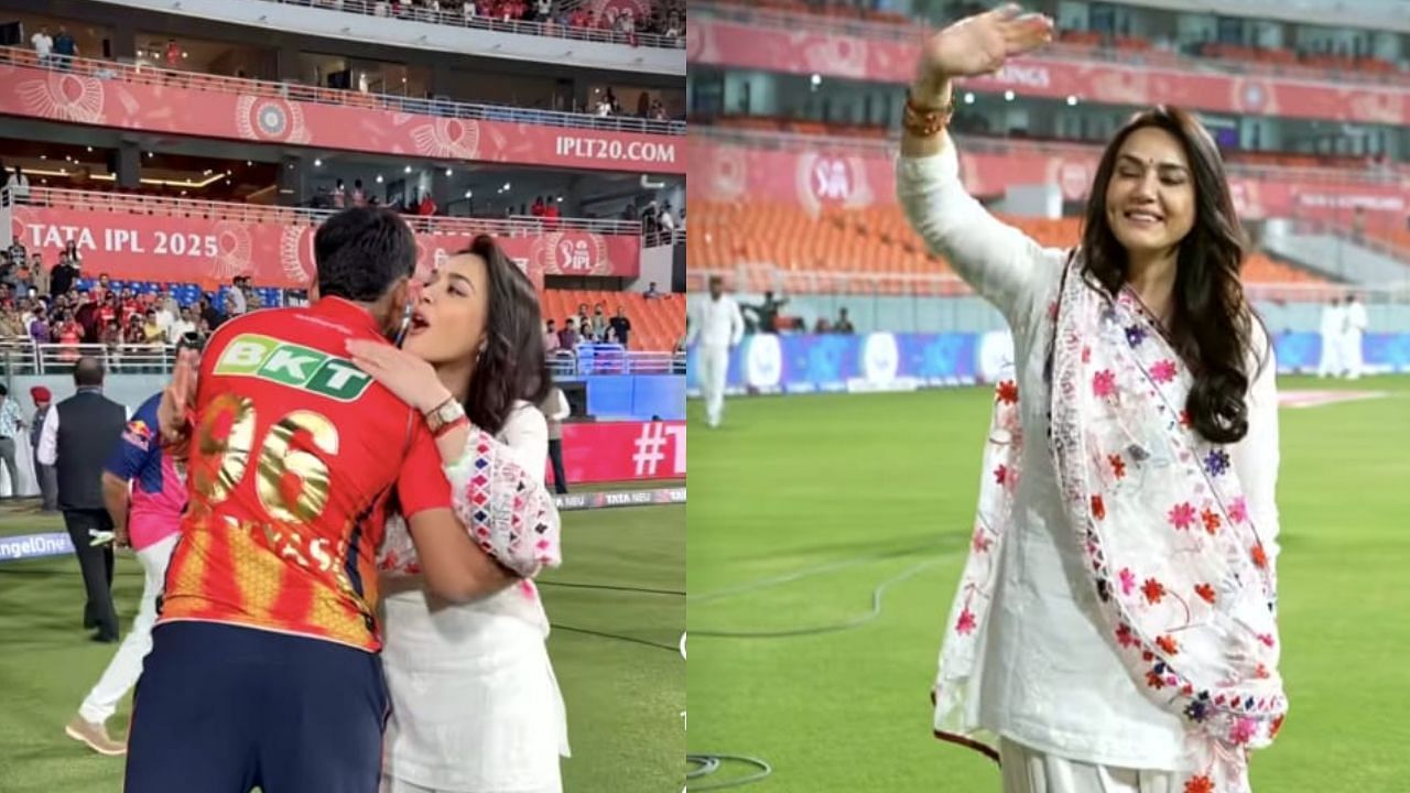 Preity Zinta hugged Shreyas Iyer after defeat, pbks vs rr
