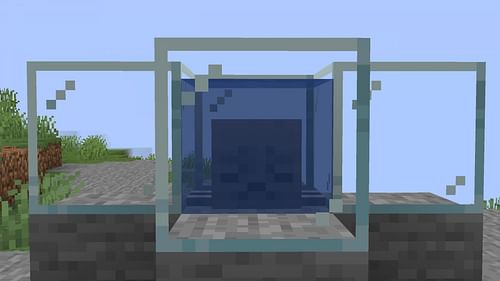 Dried Ghast is a new block found in the Soul Sand Valley near fossils (Image via Sportskeeda Gaming || Mojang Studios)