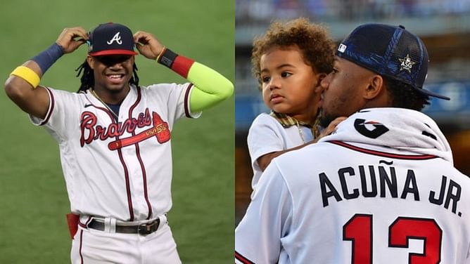 Ronald Acuna Jr.'s wife Maria reveals how Braves star spends recovery time with their 2 sons