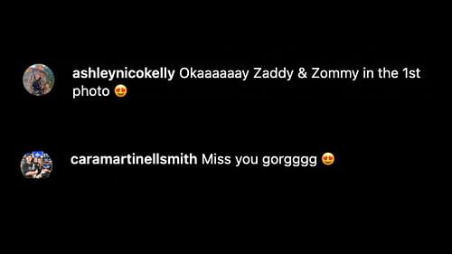 Screenshots of Ashley Nicole Kelly and Cara Smith's comments on McKenzie Buehler's Instagram post (Image from - Instagram.com/@mckenziebuehler)
