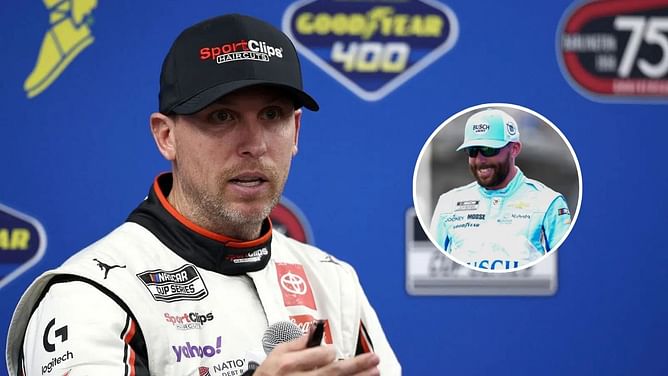 Denny Hamlin calls out Ross Chastain’s Talladega move ‘bullshit’