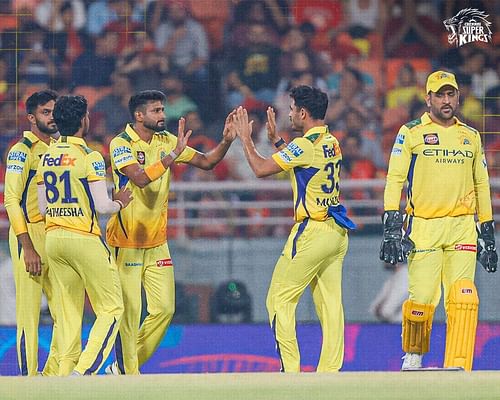 Chennai Super Kings. (Image Credits: CSK X)