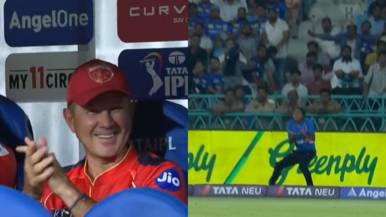 पोंटिंग ने बॉल बॉय के कैच की तारीफ की (Pc: X @IPL)