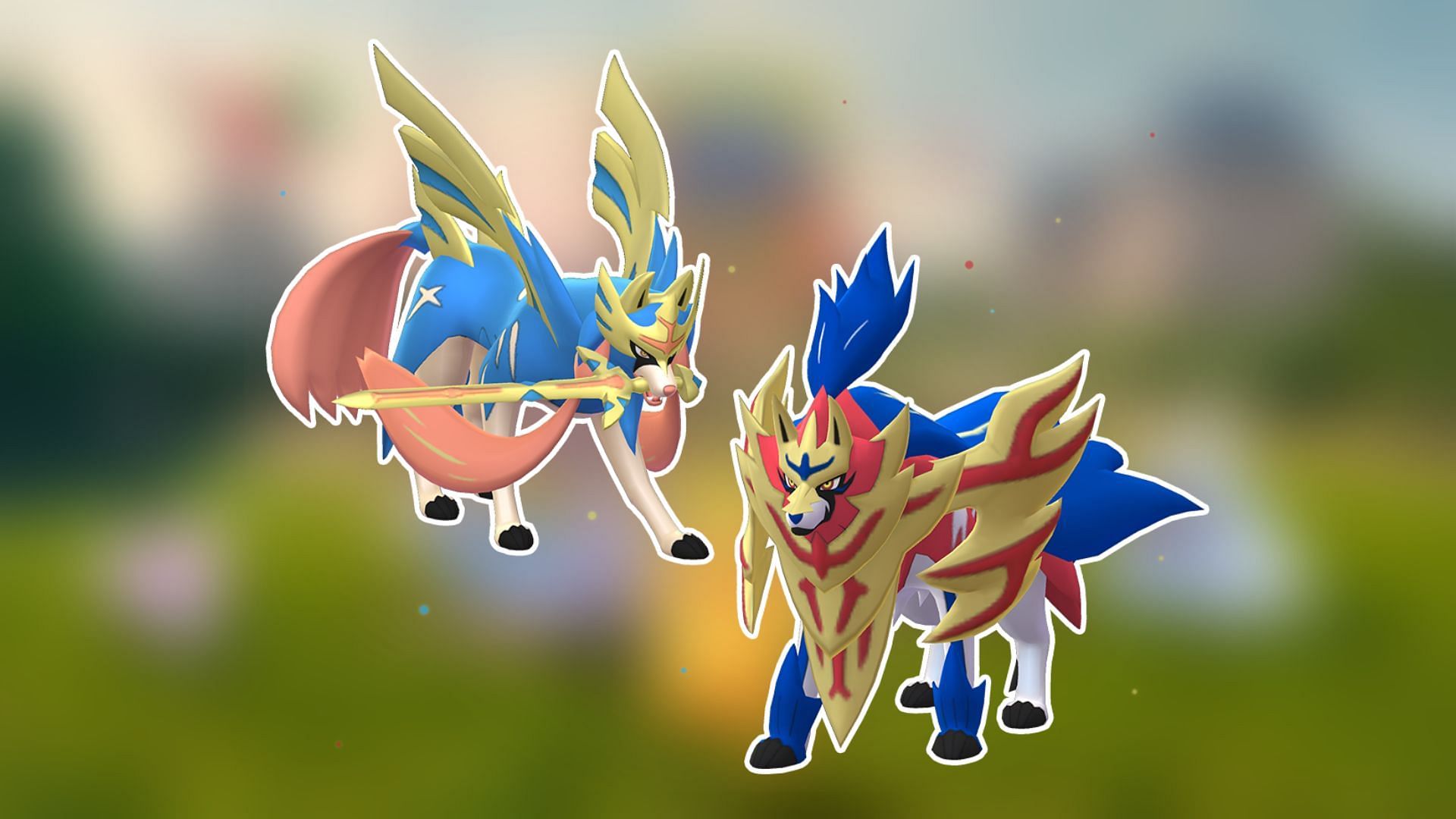 Crowned Sword Zacian and Crowned Shield Zamazenta (Image via TPC)
