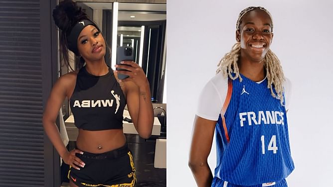 6'6" Dominique Malonga has Rickea Jackson begging the Basketball gods not to get dunked on