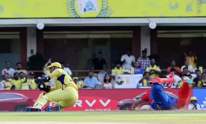 Ashutosh Sharma’s desperate dive not enough as MS Dhoni and Ravindra Jadeja combine to run him out in CSK vs DC IPL 2025 clash [Watch]