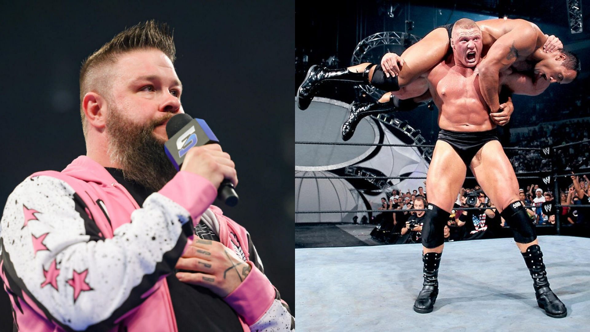 Brock Lesnar, The Rock, Kevin Owens, WrestleMania, WWE