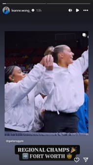 Screenshot of Leanna Wong's Instagram story | Source: IG@leanne.wong_