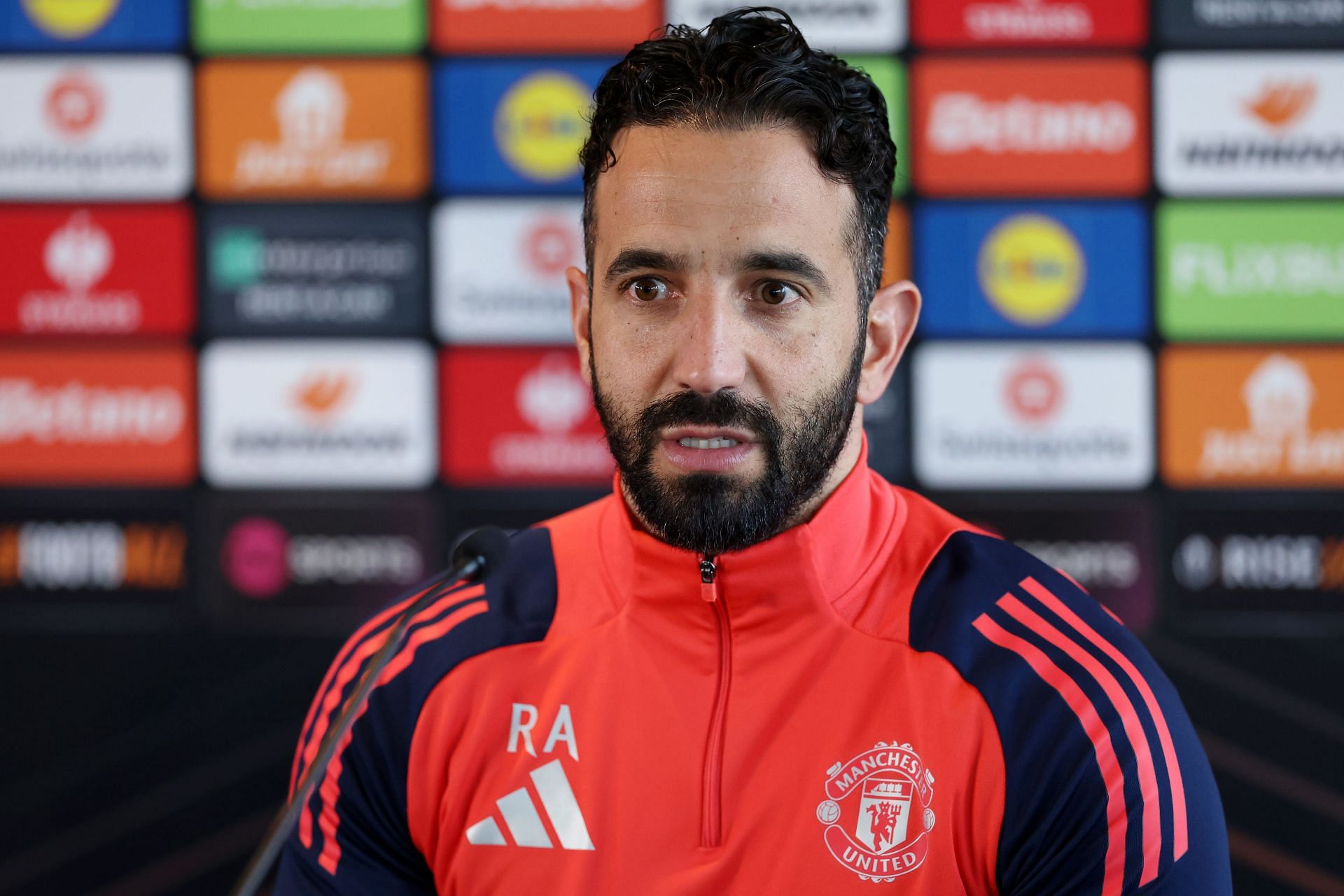 Manchester United Training Session And Press Conference - UEFA Europa League 2024/25 Quarter Final Second Leg - Source: Getty