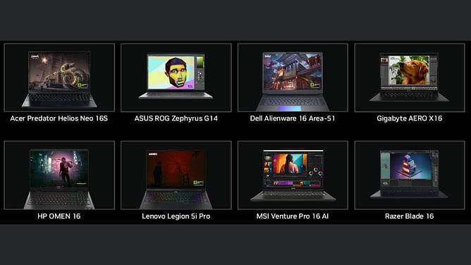 5 new gaming laptops with Nvidia RTX 5060 Ti graphics card