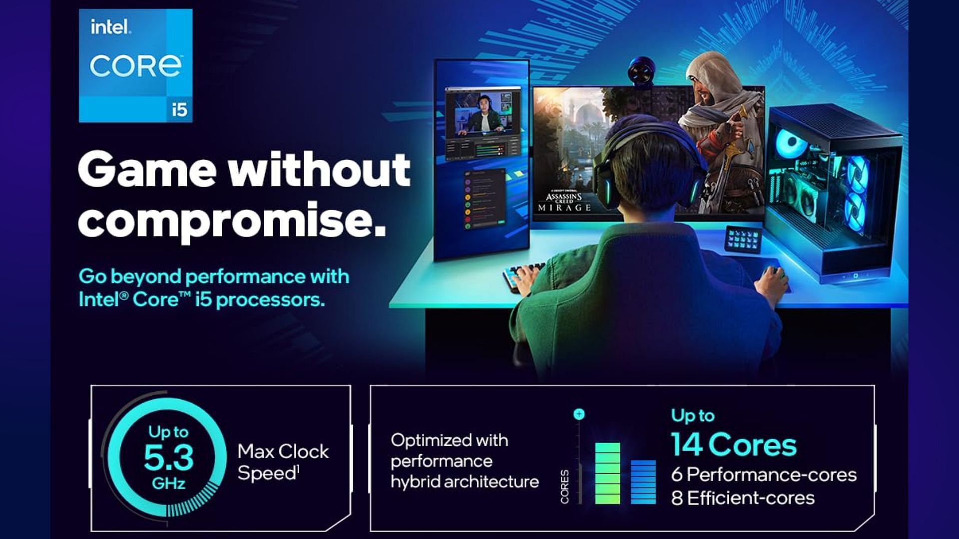 Intel i5 14600K processor (Image via Intel)