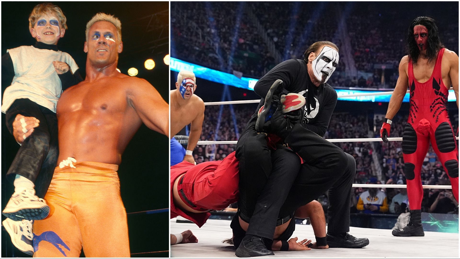 Sting in WCW and AEW over the years