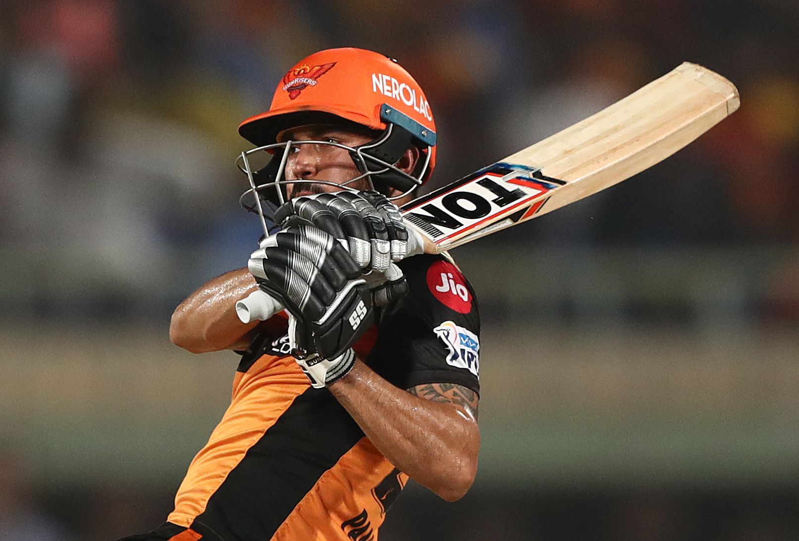 Pandey while playing for the Sunrisers Hyderabad. [Source: Getty]