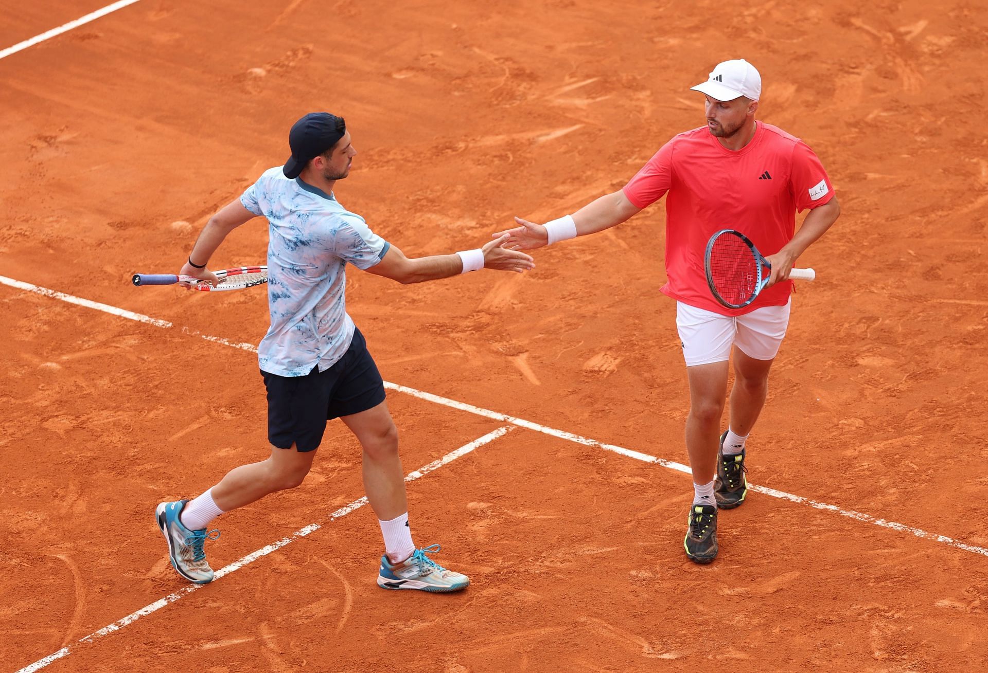 Lloyd Glasspool and his doubles partner Julian Cash pictured at the 2025 Monte-Carlo Masters | Image Source: Getty