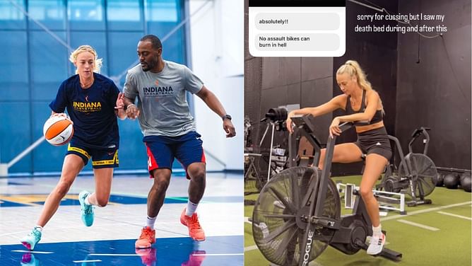 "Saw my death bed": Fever's Sophie Cunningham shows off her physical prowess with brutal workout routine ahead of WNBA season