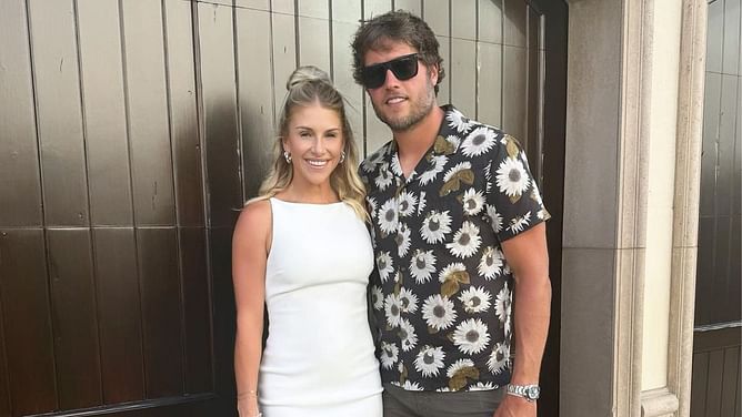 Matthew Stafford's wife Kelly enjoys morning brew with Rams QB's custom latte art