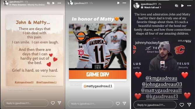 Johnny Gaudreau’s mother Jane shares heart-wrenching note for late sons as she battles ‘very hard’ grief
