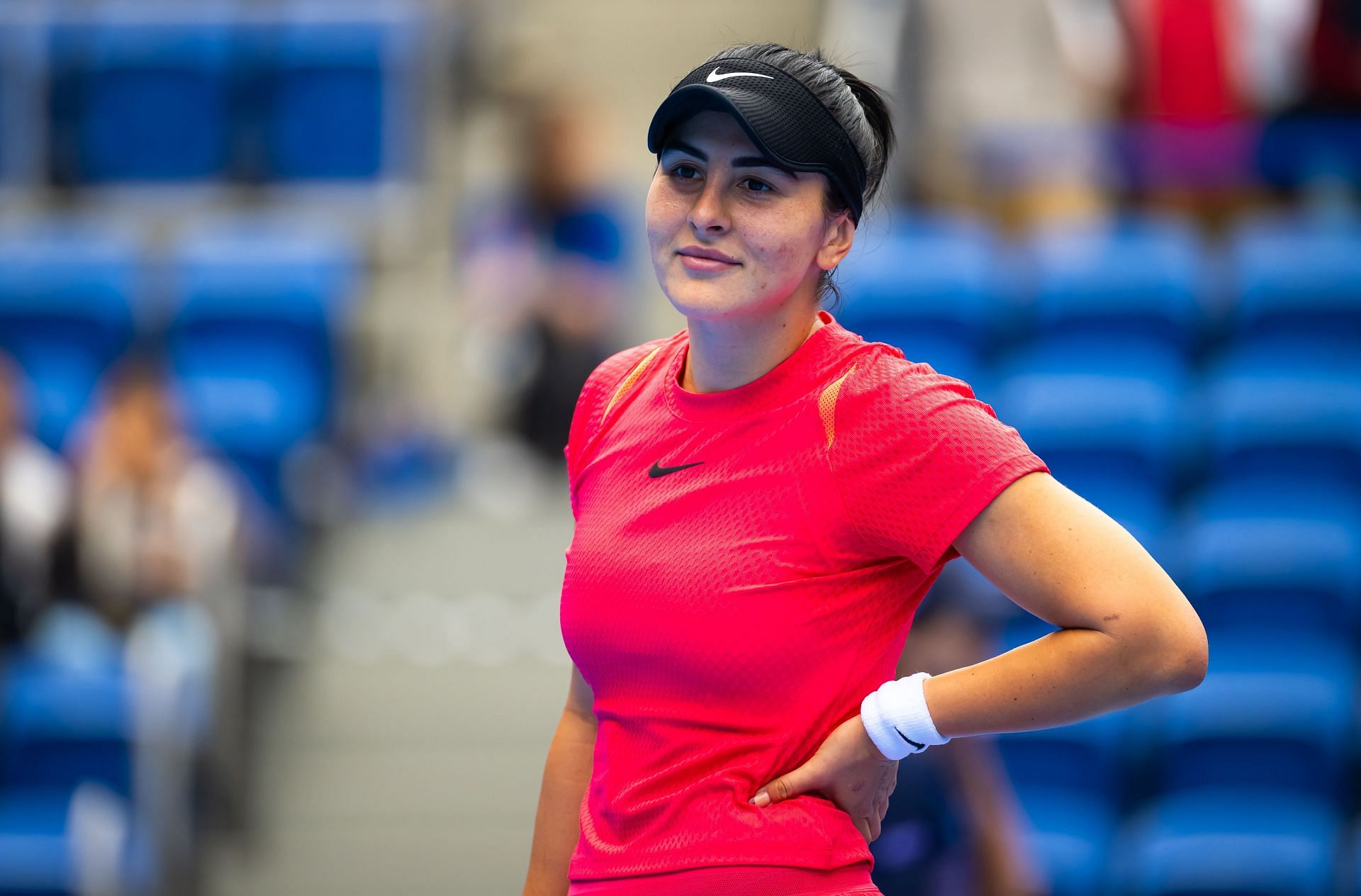 Bianca Andreescu last year during the Japan Open - Source: Getty