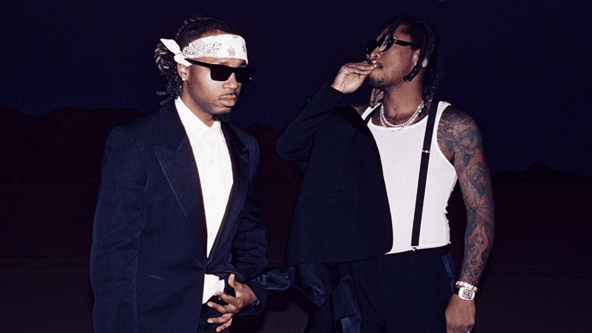 The official cover art for Metro Boomin and Future's first collaborative studio album 'We Don't Trust You' (Image via Spotify)