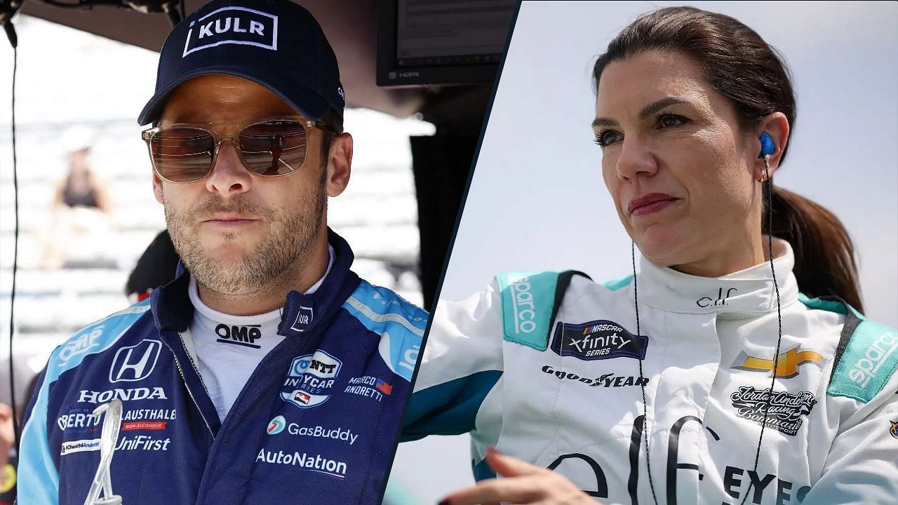 Marco Andretti and Katherine Legge | Image via Getty