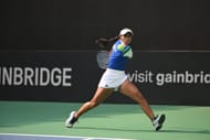 Vaidehi Chaudhari in action at the Billie Jean King Cup (Image: PR Team)