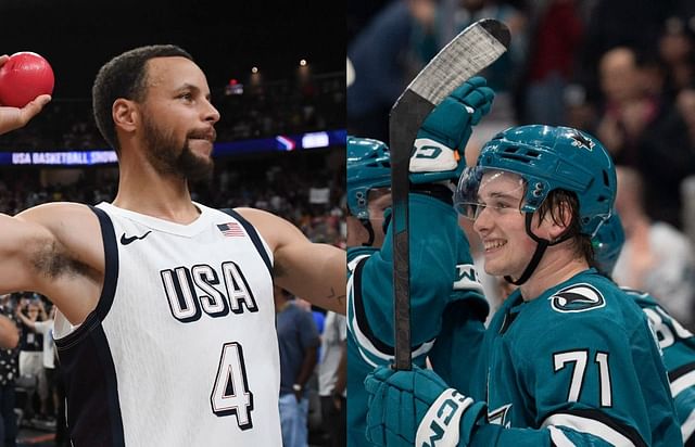 Steph Curry was present at SAP Center to watch San Jose Sharks game (Source: Imagn)