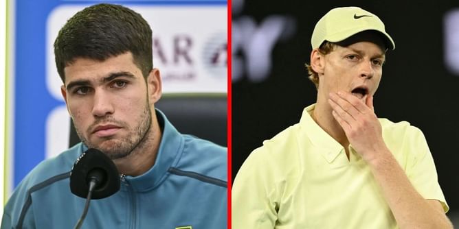 Jimmy Connors' son makes bold claim about Carlos Alcaraz and Jannik Sinner amid Italian's absence from tour
