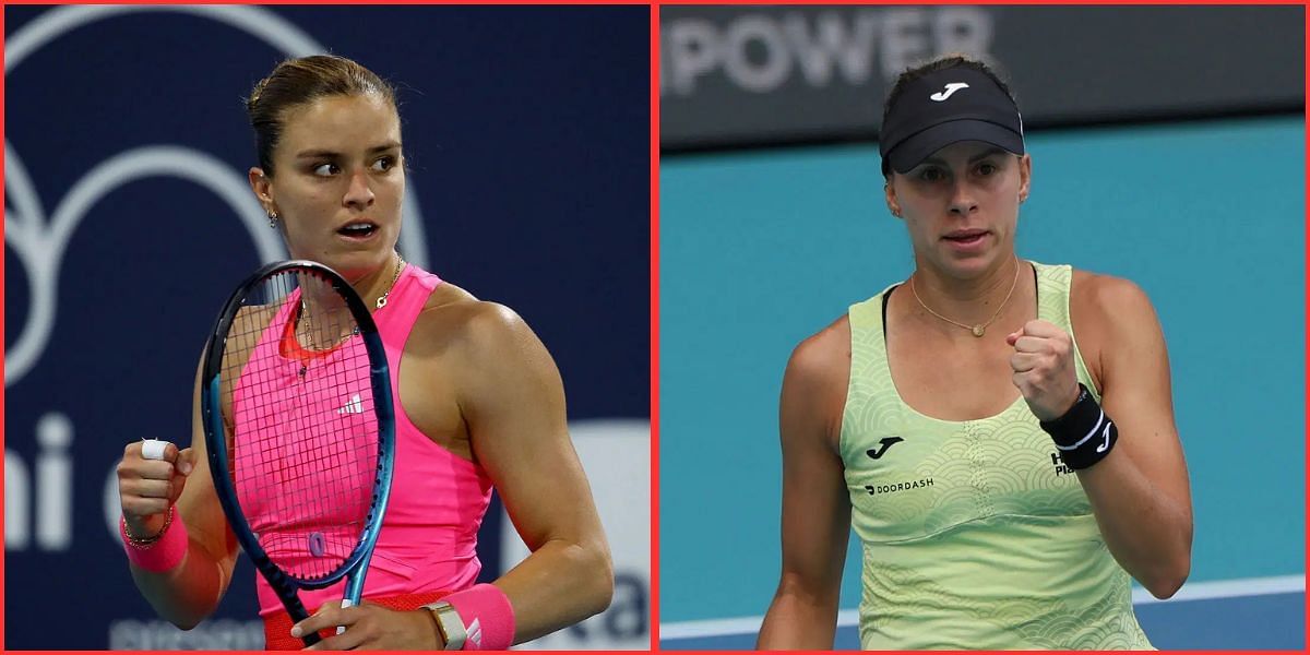 Maria Sakkari to renew her rivalry with Magda Linette in second round of Madrid Open 2025 | Image Source: Getty 