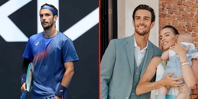 Lorenzo Musetti's girlfriend Veronica celebrates as Italian sets up Stefanos Tsitsipas clash in Monte-Carlo Masters QF