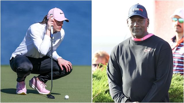 Caitlin Clark makes her feelings known on Michael Jordan&rsquo;s legendary golf tales. (Photos: IMAGN)