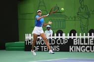 Shrivalli Bhamidipaty at the Billie Jean King's Cup